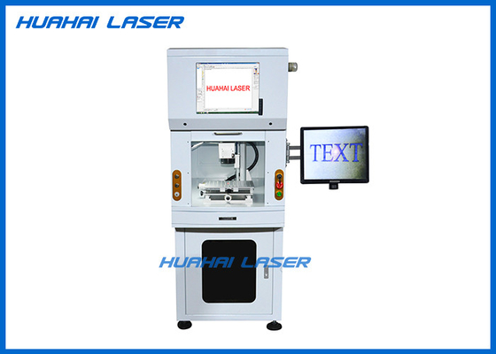 China Saftey Cabinet Gold Laser Marking Machine Automatci Door And CCD High Reliability supplier