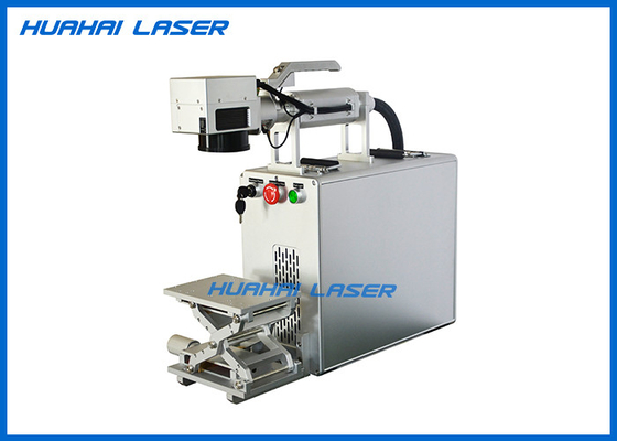 China Mini Portable Fiber Laser Marking Machine , Metal Fiber Laser Etching Machine supplier