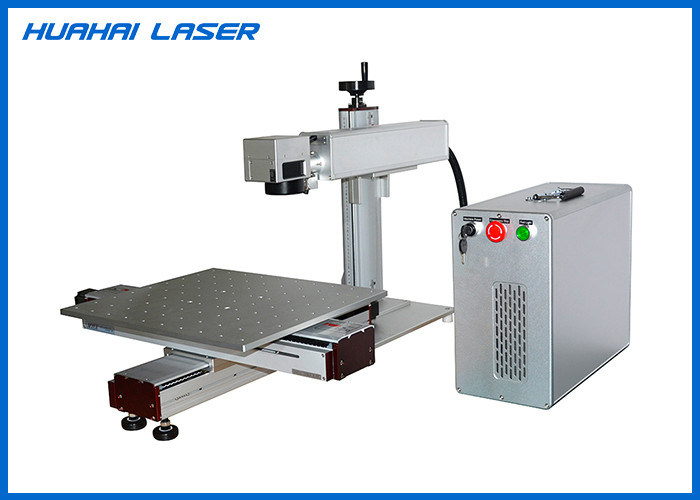 Portable Fiber Laser Marking Machine With XY Slide For Large Size Metal