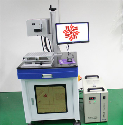 3W 5W 532nm Green Laser Marking Machine , 3D Crystal Laser Engraver