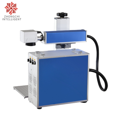 30W Desktop Laser Marking Machine 7000mm/S , beverage Mini Fiber Laser Marker